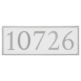 Serif 1-Line Wall Address Plaque