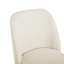 Chaise de salle à manger rembourrée en chenille avec pieds en bois courbés et conception sans accoudoirs pour un gain de place (lot de 2)-1298020448