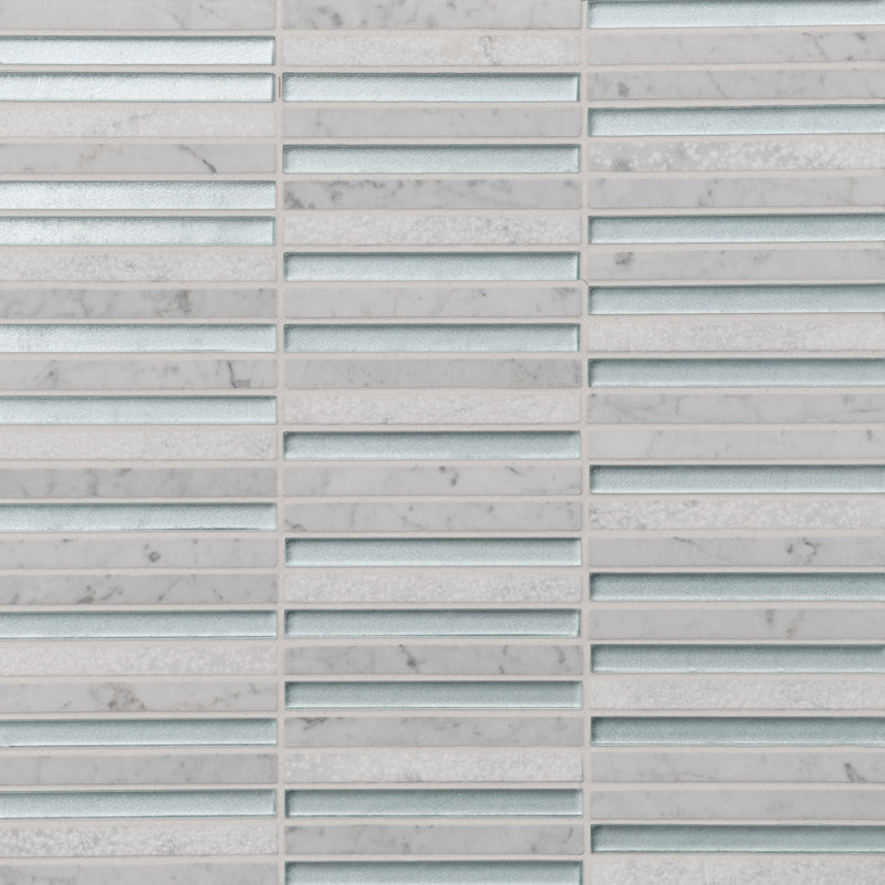 Kaikos 11.75 in. x 12 in. Tile, Blue