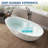 Forma 65'' Freestanding Bathtub Solid Surface Stone Resin Soaking Tub-92718544