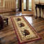 Tapis rouge en polypropylène 2 pi x 3 pi, teinture pour décoration d'intérieur X 3 po en polypropylène, élégance