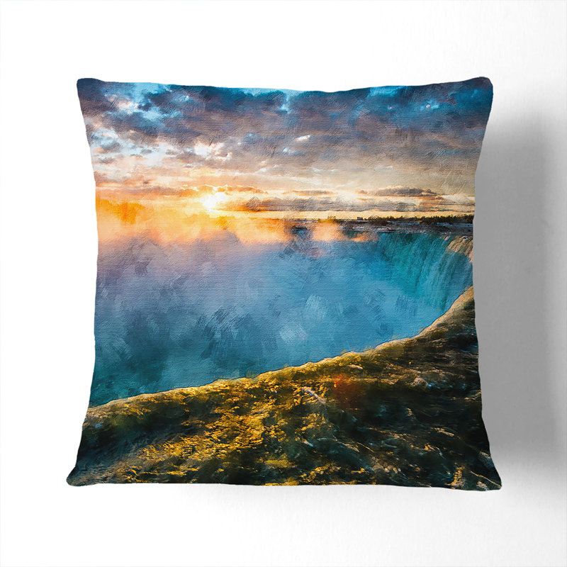 Square Throw Cushion, 55cm H x 55cm W x 20cm D