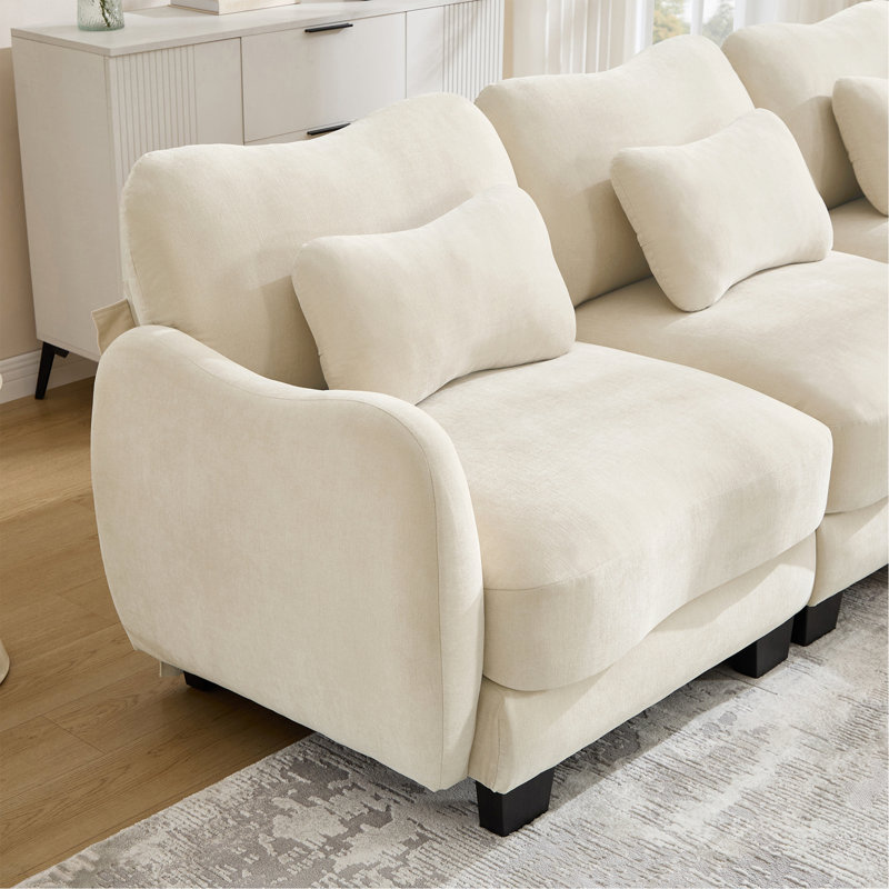 Canapé Chenille, Chenille beige