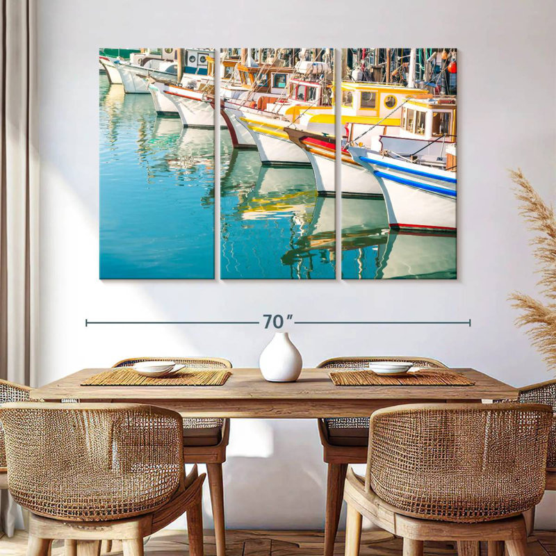 Mehar, bateaux de la baie de San Francisco, H 42 po x l 65 po