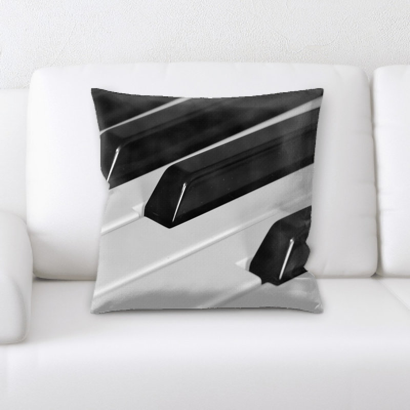 Coussin décoratif piano
