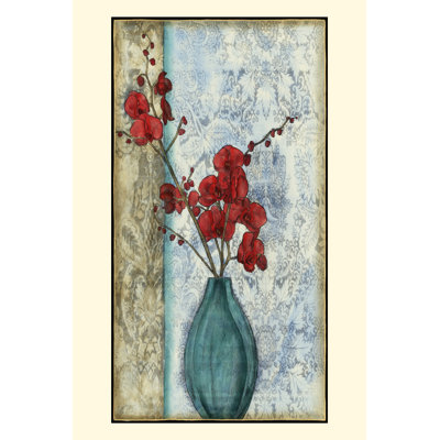 Small Orchid Opulence II (P) by Jennifer Goldberger - Wrapped Canvas Art Prints