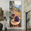 Vignoble avec verre de vin et raisin en Provence III - Art mural vignoble
