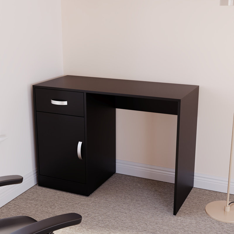 Muskoka Solid Wood Base Computer Desk, Black