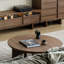 Table basse en bois massif, fabrication exquise