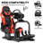 Inbox Zero Adjustable Ergonomic PC & Racing Game Chair with Built-in Speakers