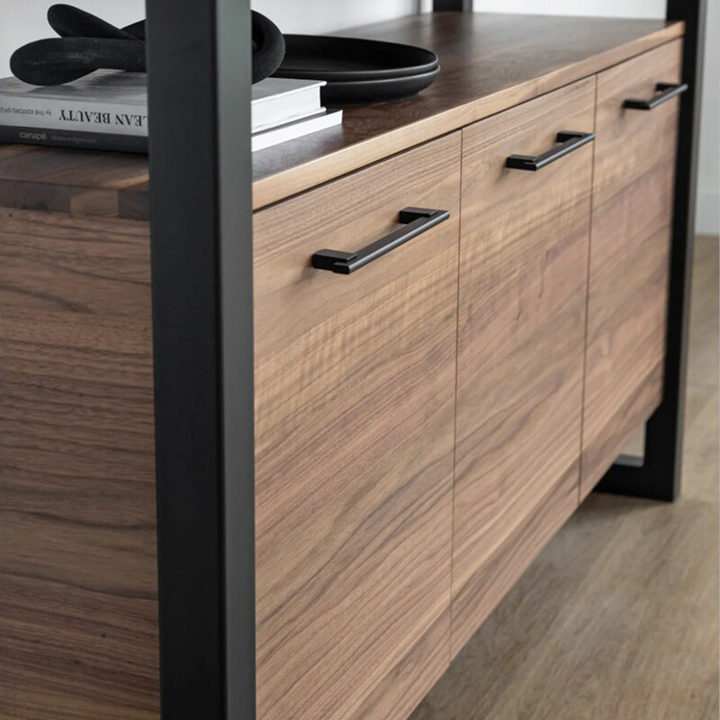 Buffet rétro simple et léger de luxe, H 31,5 po x l 55,1 po x P 15,7 po
