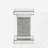 Silver Square Mirrored End Table