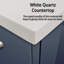 Meuble-lavabo compact avec comptoir Carrara-1045863079-1045863081