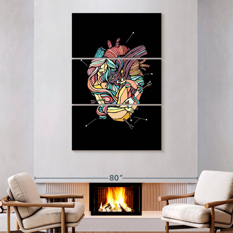 Hardie Vibrant Heart, 74" H x 48" W