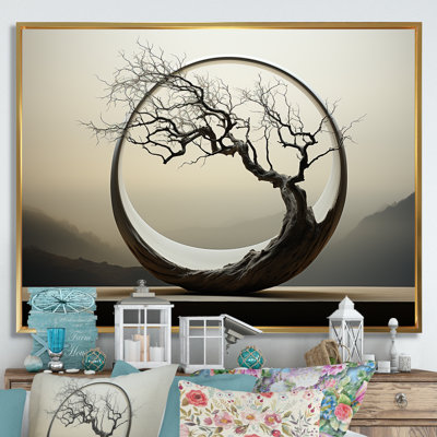 Reproduction sur toile «Bonsai», Japon