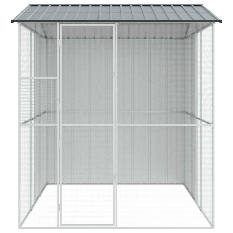 247cm Steel Floor Bird Cage, Anthracite