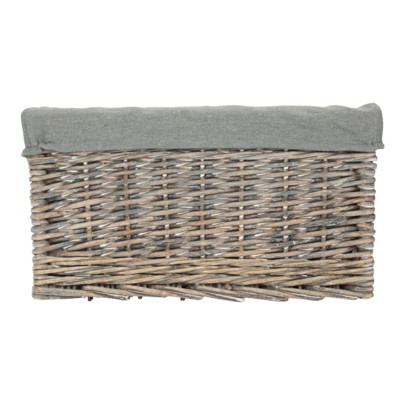 Brambly Cottage Isere Wicker Decorative Basket, 17cm H x 32cm W x 20cm D