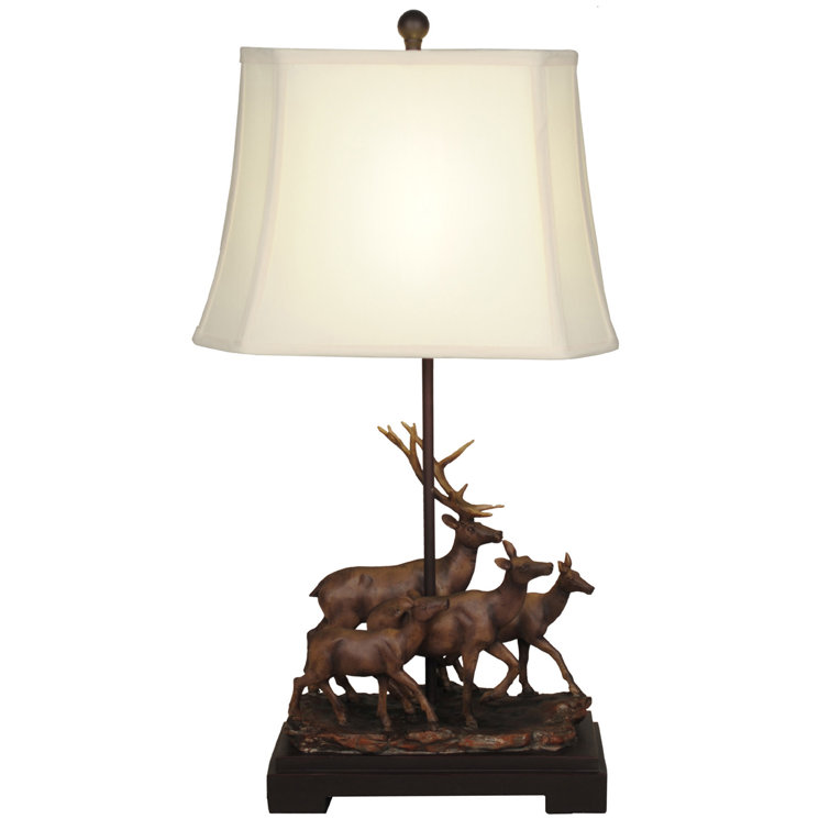 Herd of Deer 29" Table Lamp