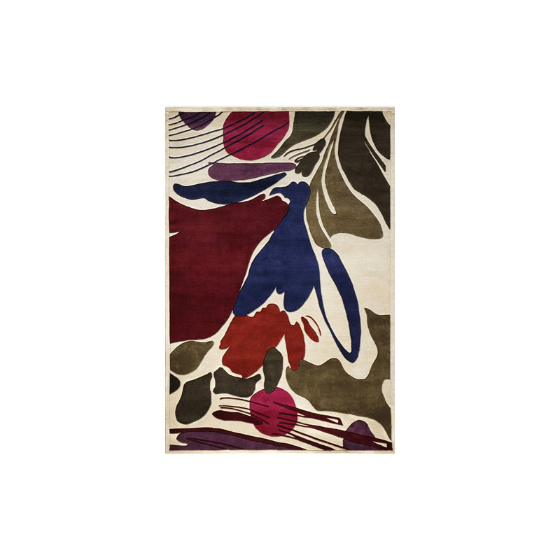 New Wave Floral Indoor Rug, Runner 2'6" x 12'