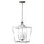 Luminaire suspendu géométrique à 4 lumières Rancourt-127986180