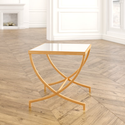 Zephyrine Cross Legs End Table