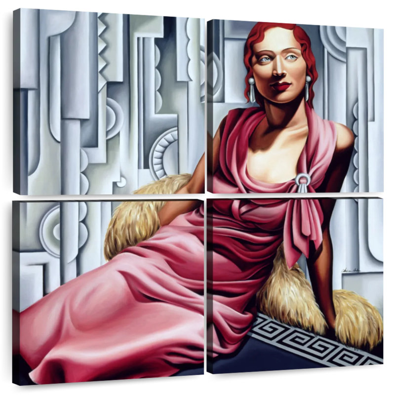 Leisha La Vie En Rose 2002, 38" H x 38" W