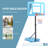 Height Adjustable 68" Steel Outdoor Basketball Hoop