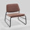 Méridienne moderne avec revêtement en similicuir, structure en métal robuste, large assise rembourrée, assemblage facile - idéal pour le salon, la chambre à coucher, le bureau ou le bureau