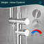 1 Handle Floor Bath Shower Mixer Bath Filler with Diverter-2102305219