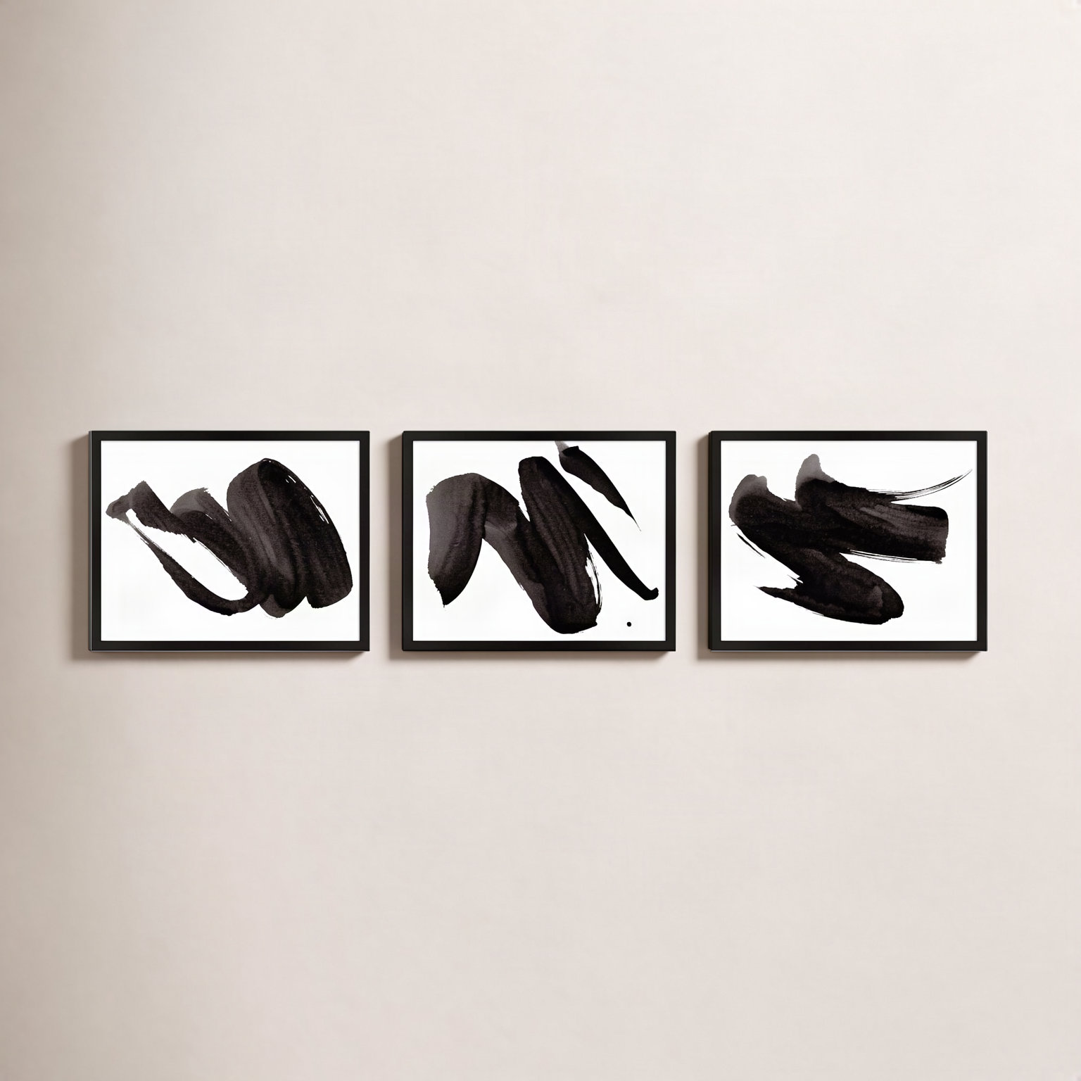 Dancers by Jacques Pilon, 40" H x 50" W x 1.25" D, Black Framed