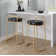Upholstered Counter Stool with Metal Frame