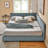 Queen Size Upholstered Tufted Bed Frame-1699051972