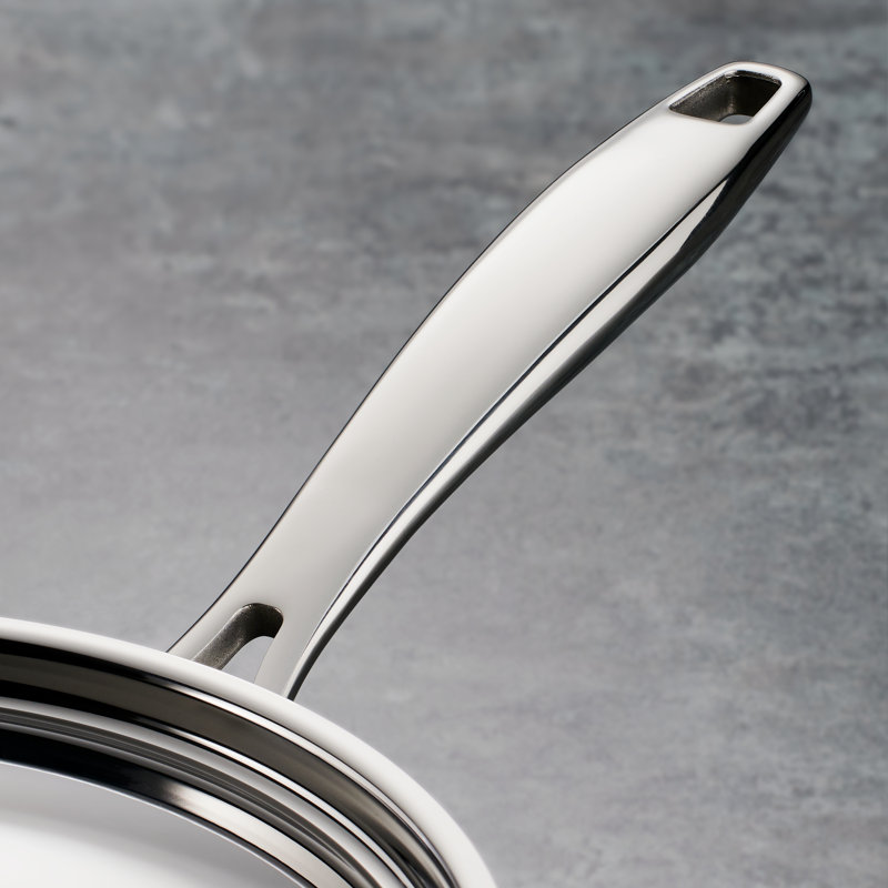 10-Piece Stainless Steel Tri-Ply Clad Cookware Set