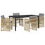 4 - Person Patio Dining Set Table,-1943059884-1943059880
