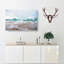 Beach in Santa Cruz California in Abstract - Wrapped Canvas-55315035