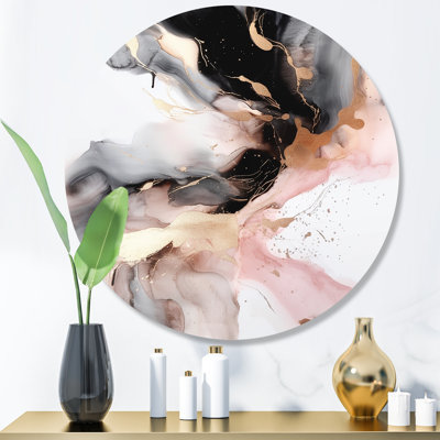 Abstract Wall Decor on Metal