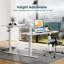 Bureau debout pour travailler à hauteur réglable, bureau électrique pour ordinateur avec 3 préréglages de mémoire, support en forme de T, bureau de jeu ergonomique pour poste de travail à domicile-828043629