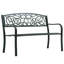 Banc de jardin en acier inoxydable Nuvia-333660254