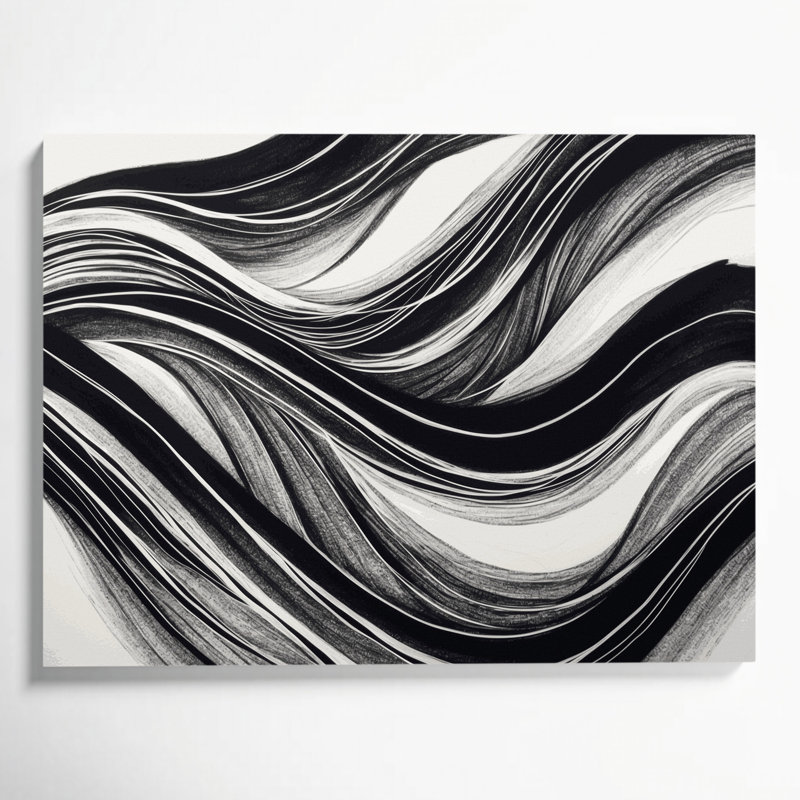 Art mural horizontal sur toile, H 12 po x l 18 po