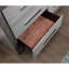 Table de chevet grise 1pc