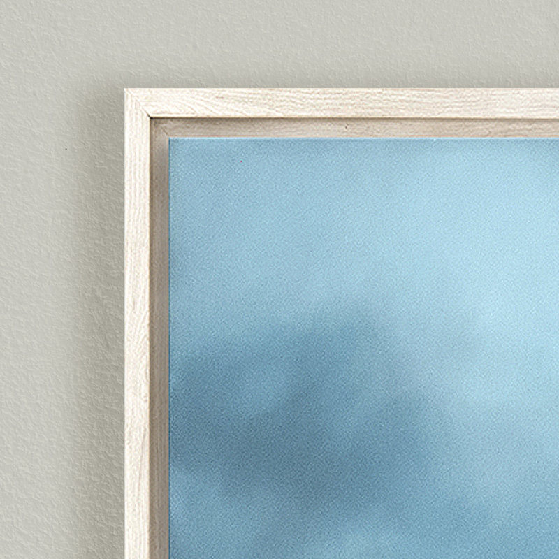 Coastal Retreat Underwater Clouds XVIII by  - Floater Frame Print on Canvas, 20" H x 16" W x 2.5" D