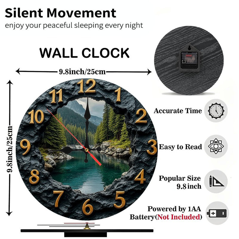 Horloge murale crabe