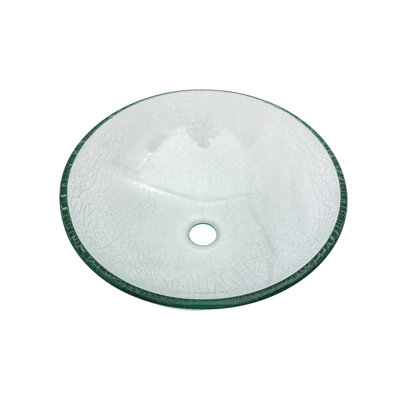 Multi-purpose Vessel Sink Tempered Glass Artistic Design Ideal For Bathrooms And More