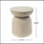 Table d'appoint extérieure MGO