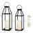 Kainoah 17.4'' H Metal Lantern with Candle Included