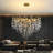 Luxury Tree Branch Chandelier,Modern chandelier crystal light,LargeRaindrop pendant light(gold)-1024871692