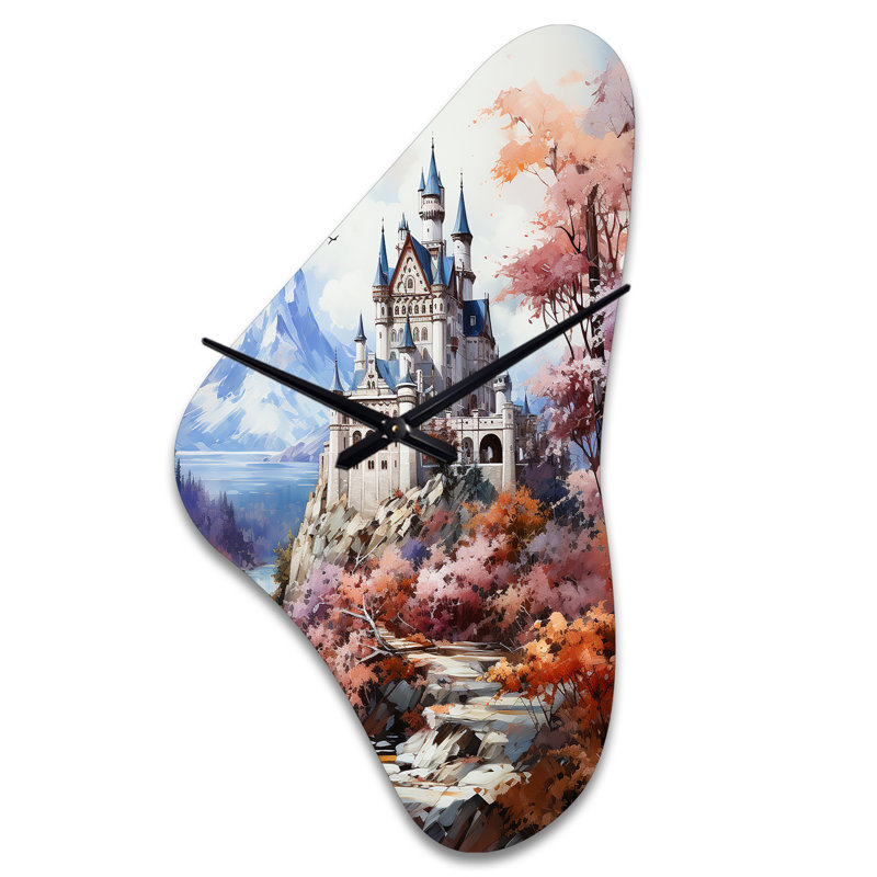 Meliani, Allemagne, château de Neuschwanstein - horloge murale asymétrique, Grand