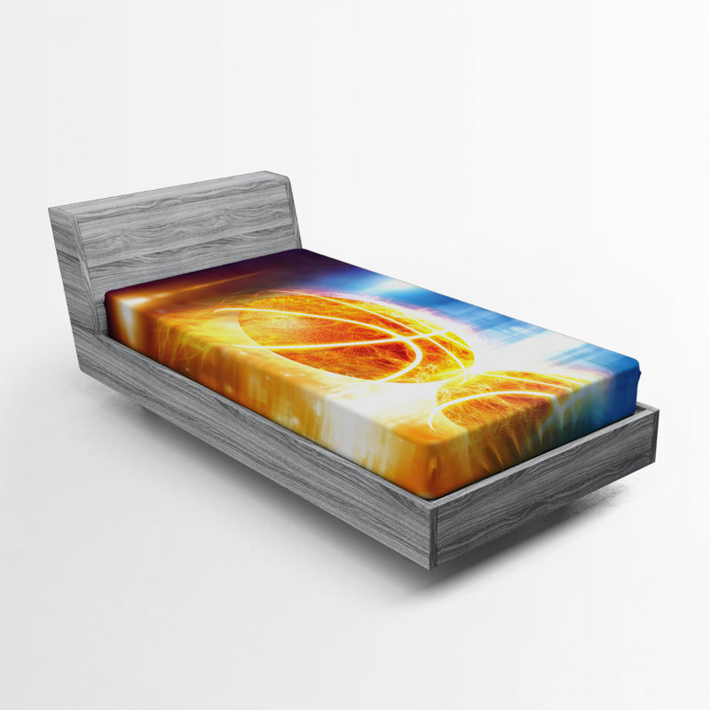 Drap-housse en microfibre Basketball, Simple TG