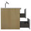 Meuble-lavabo mural avec lavabo intégré en céramique avec trop-plein, meuble-lavabo flottant-1269588928