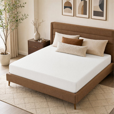 USA Made Memory Foam Mattress, Green Tea & Charcoal Infusion, Pressure Relief Mattress in a Box for All Sleep Positions